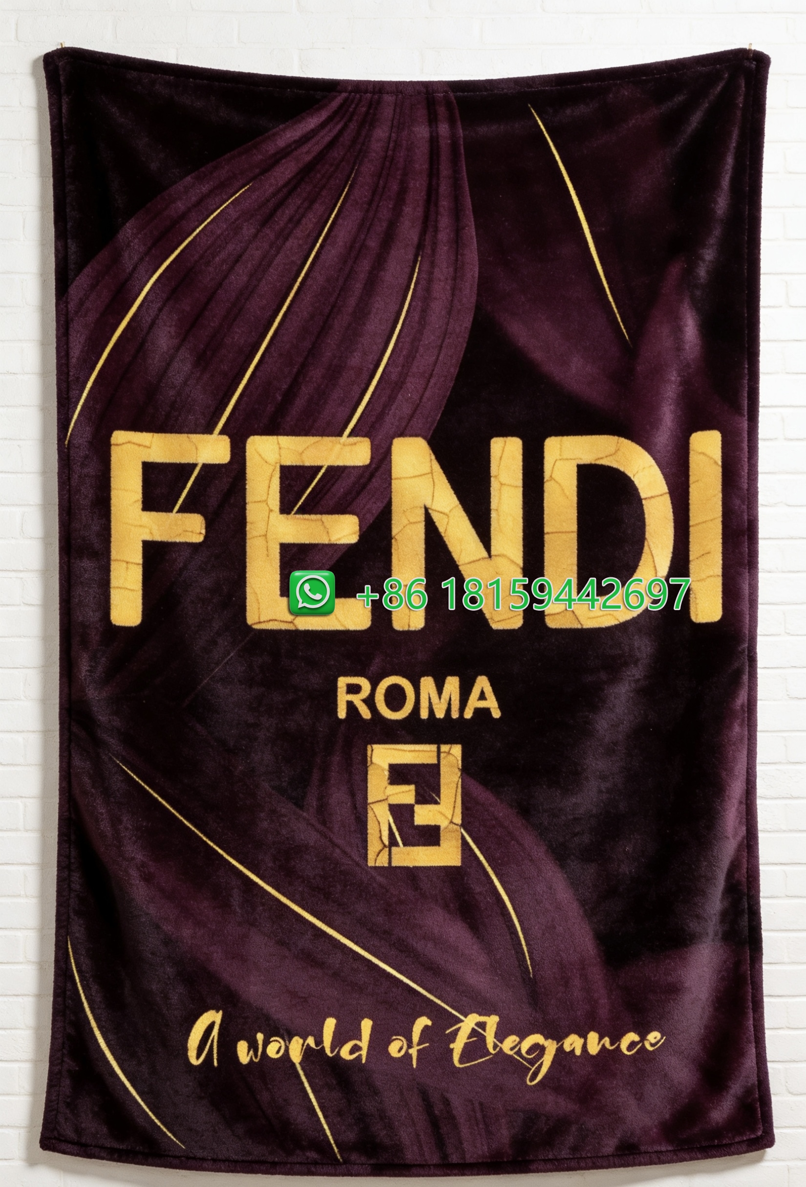 Fendi Throw Blankets